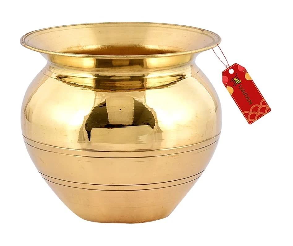 Brass puja kalash lota, 500 ml