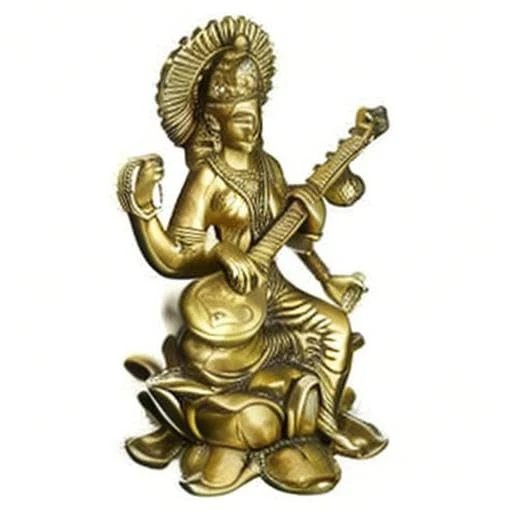 Brass Saraswati idol, 300 g, picture 2