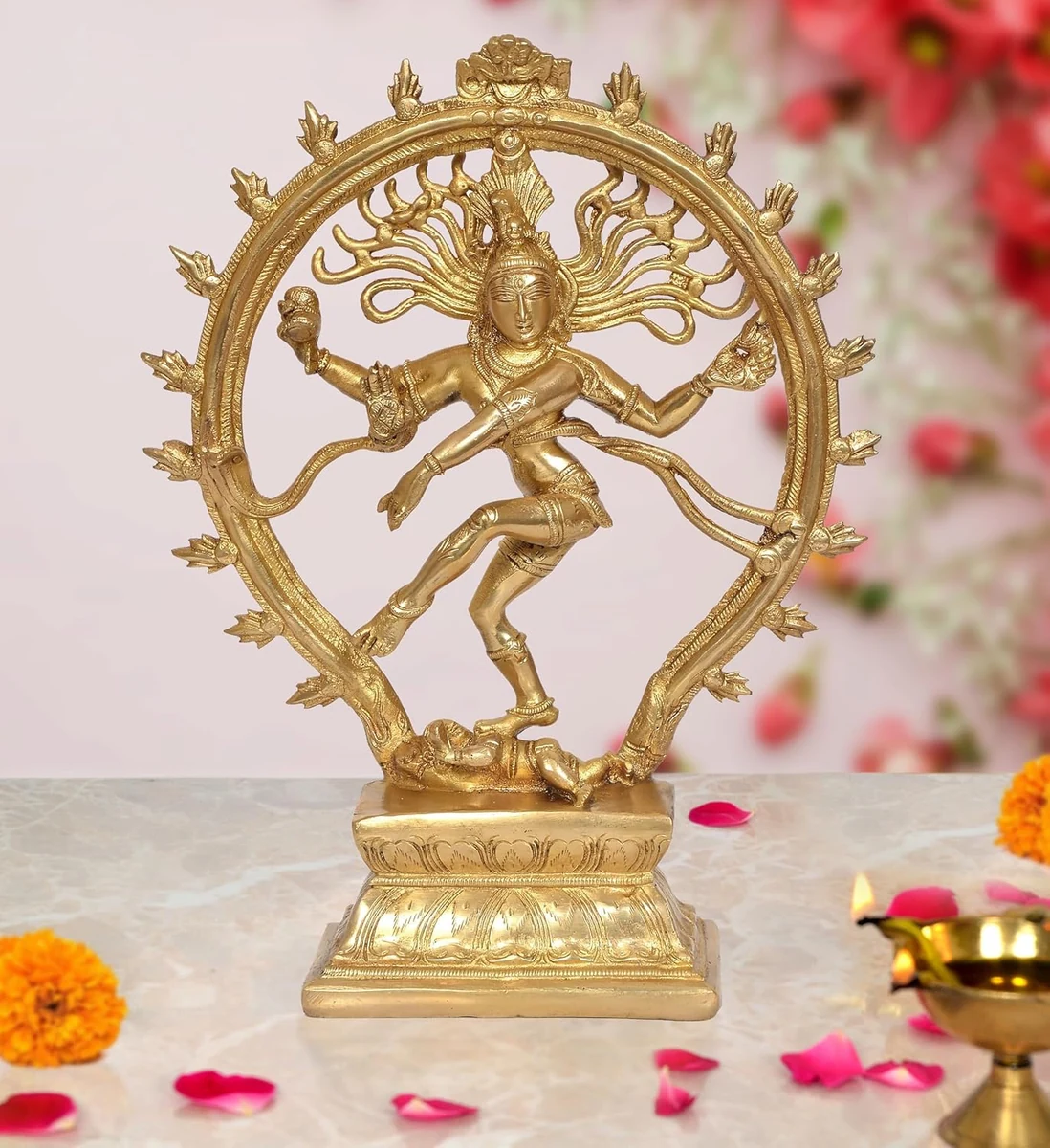Brass Nataraja sculpture, 13 inch, picture 2