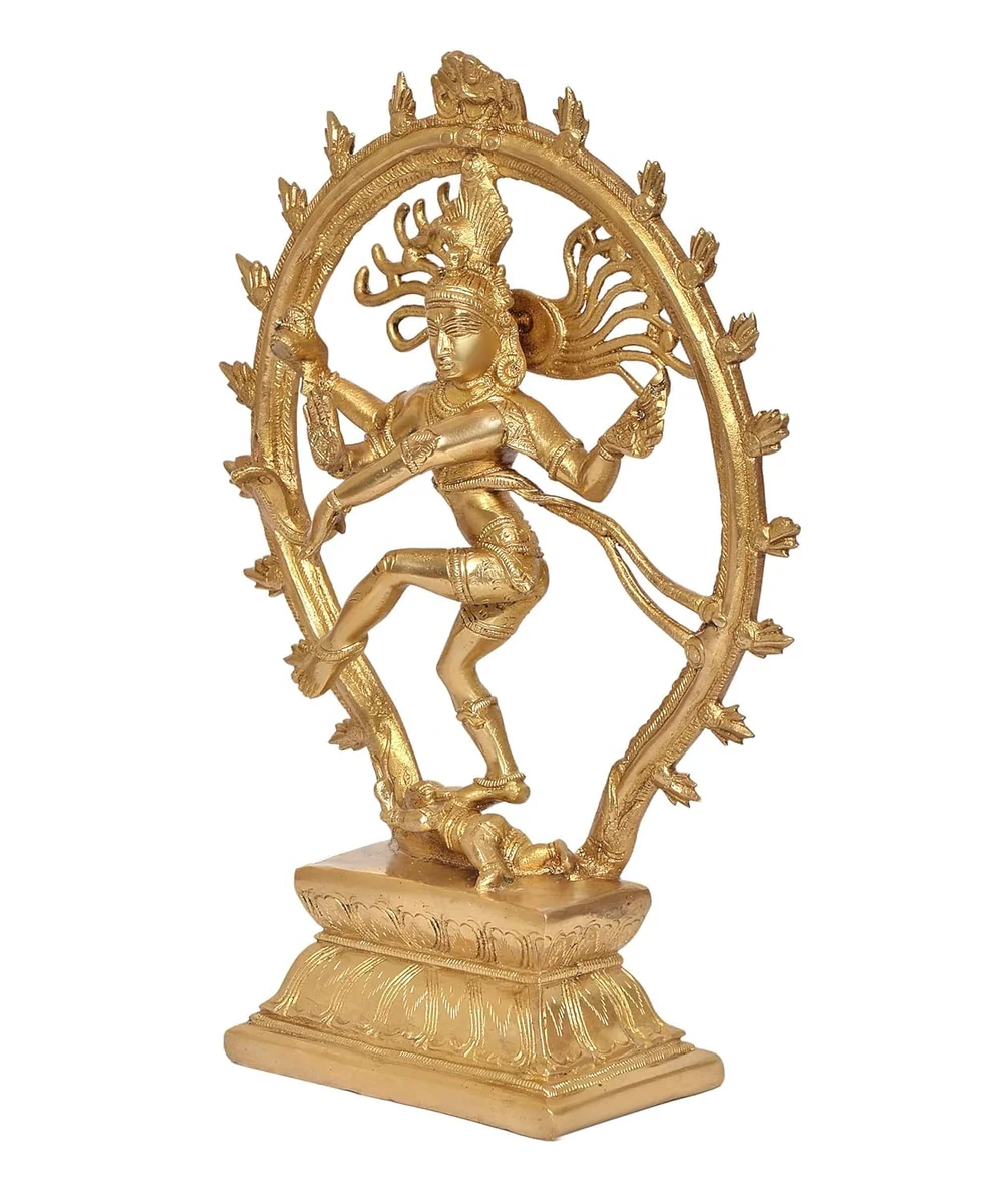 Brass Nataraja sculpture, 13 inch, picture 3