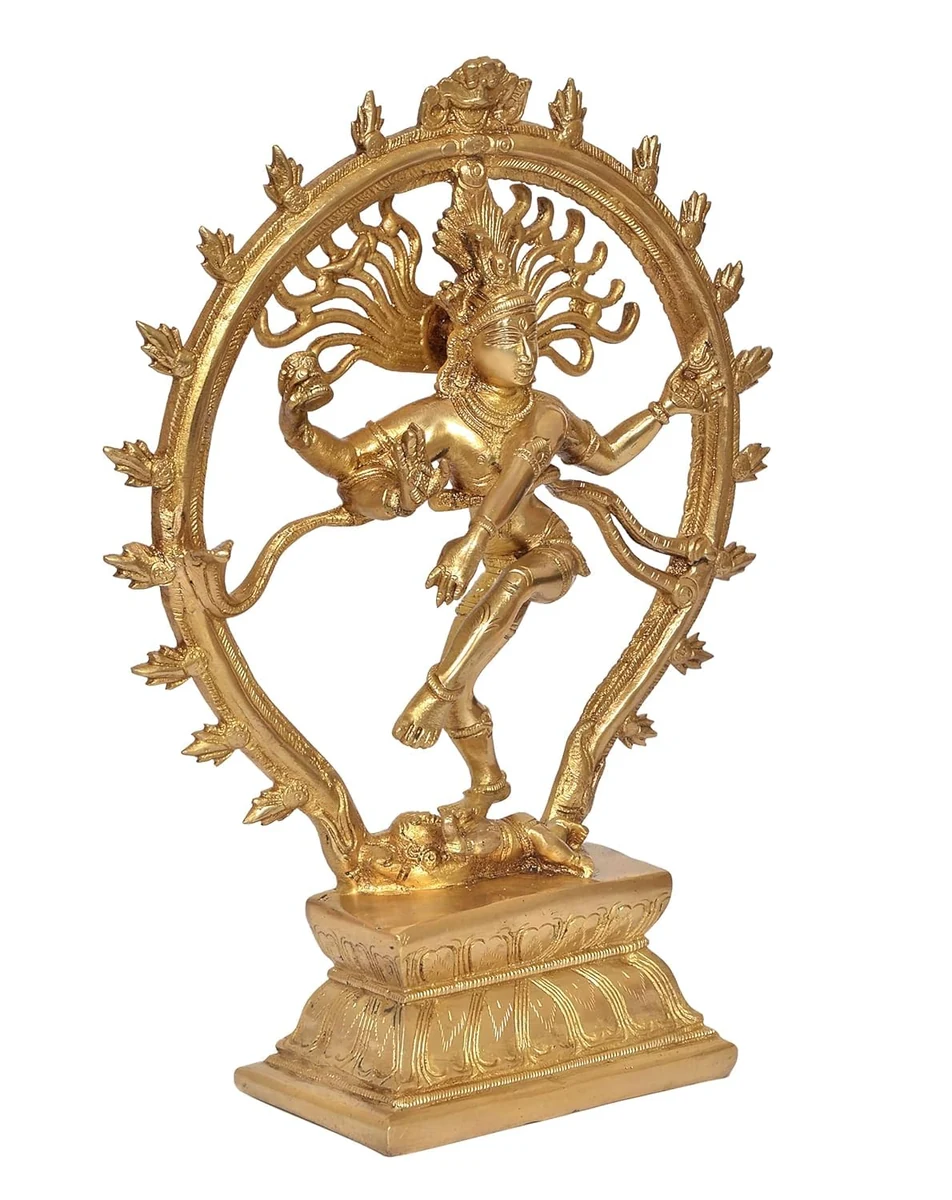 Brass Nataraja sculpture, 13 inch, picture 4