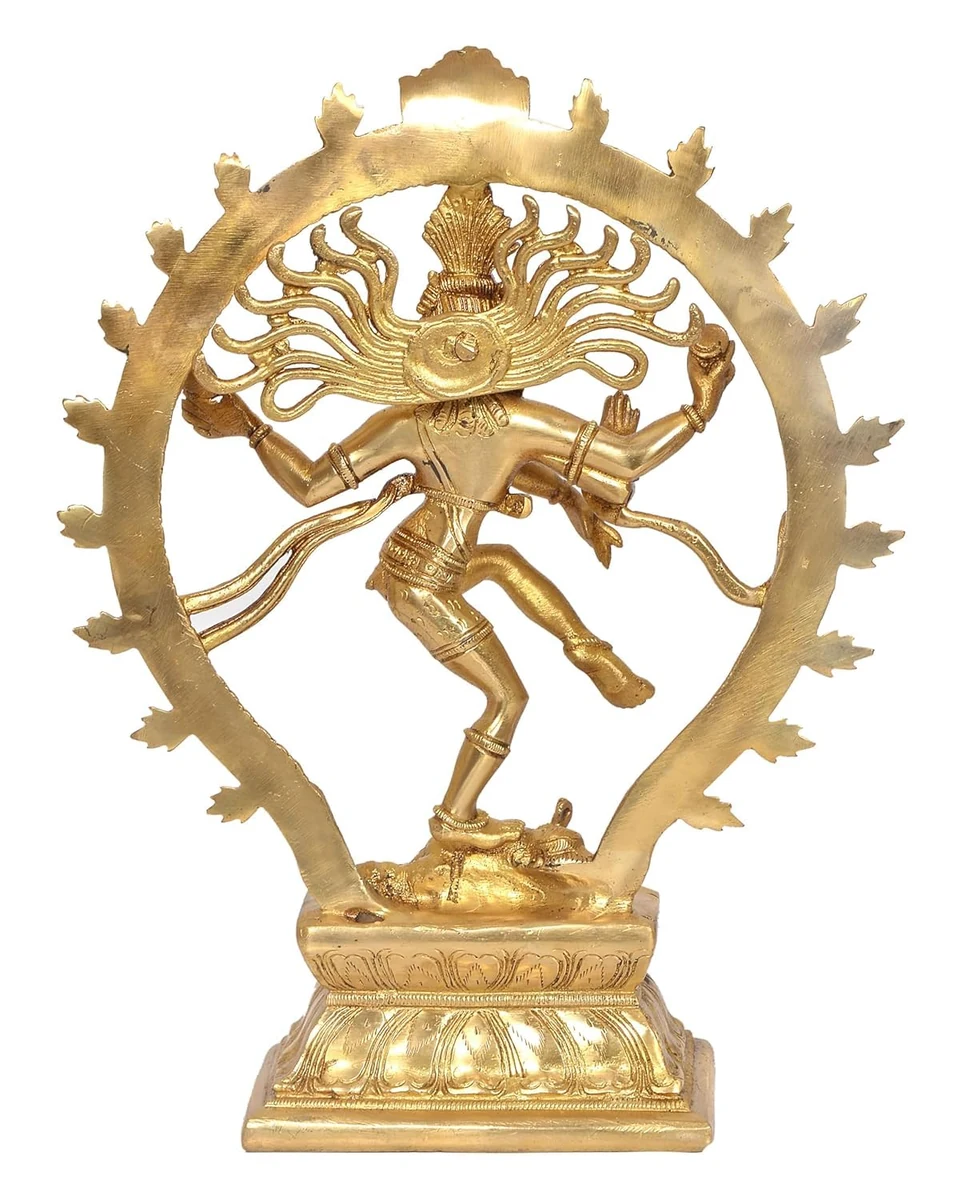 Brass Nataraja sculpture, 13 inch, picture 5