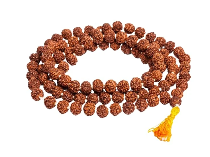 Rudraksha mala, 5 mm, 108 beads