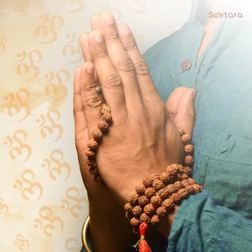 Rudraksha mala with gangajal and vibhuti, picture 2