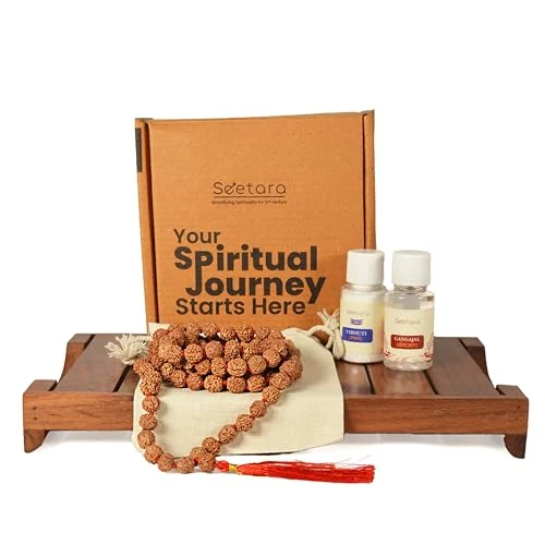 Rudraksha mala with gangajal and vibhuti, picture 3