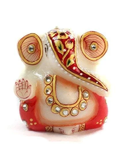 Small marble Ganesh statue