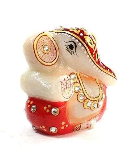 Small marble Ganesh statue, picture 2