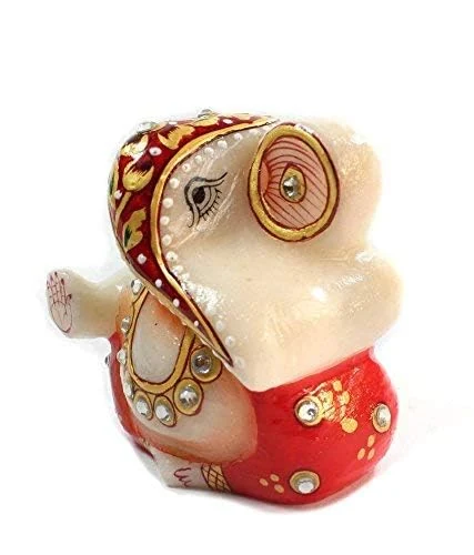 Small marble Ganesh statue, picture 3