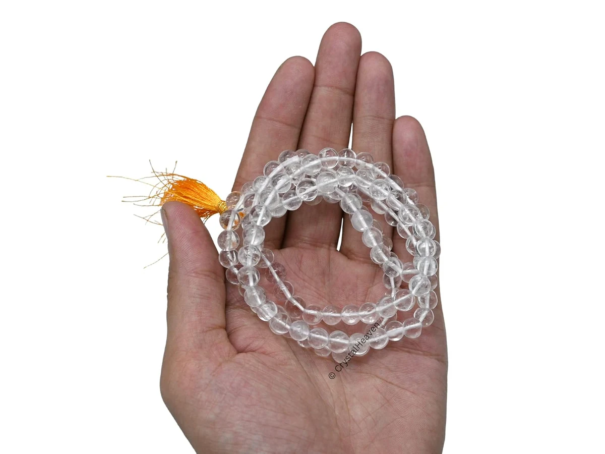 Sphatik mala, 7 mm, 18 inch, picture 2