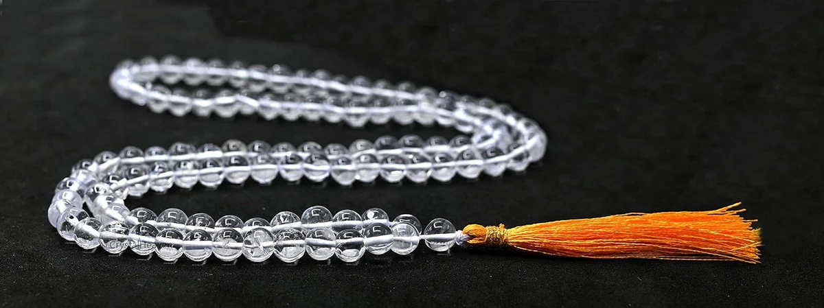 Sphatik mala, 7 mm, 18 inch, picture 5