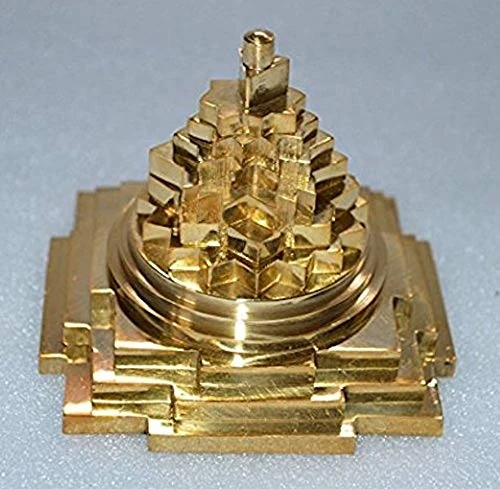 Sri Meru Yantra, brass, 3 inch, picture 3