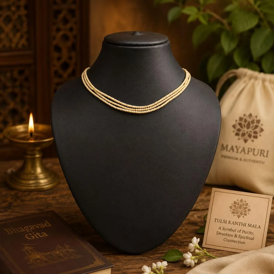 Tulsi kanthi mala, 3 round, picture 3